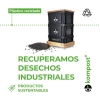 Compostera urbana 40 Litros + combo madera