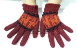 Guantes Lana Alpaca Con Dedos Colores Adultos Unisex Medianos