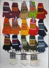 Guantes Lana Alpaca Con Dedos Colores Adultos Unisex Medianos