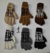 Guantes Lana Alpaca Colores Niños 4 A 6 Años Aprox. Abrigados