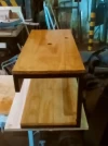 Vanitory flotante con toallero