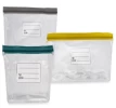 Set de 3 Bolsas Ziploc reutilizables. Ahora 3 cuotas s/interes.