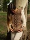 Chaleco de lana de llama