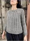 Sweater Trenzas Tejido Fibra Mohair Y Merino S/m Y L Unisex