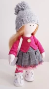 muñeca de tela estilo rusa