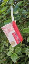 Cartuchera patchwork roja