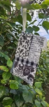 Cartuchera patchwork negra