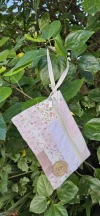 Cartuchera patchwork rosa
