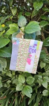 Cartuchera patchwork fucsia