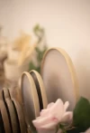Platos de gres Amarula 21 cm- Begot Cerámicas