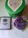 Japa Mala 45 cuentas Códigos Sagrados en madera, cajita artesanal - manual miniatura-