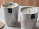 Vela de cera de soja SOLTAR y CONFIAR