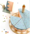 Pastel grande en madera