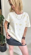 Remera Magnolia Ecoprint 1.1