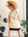Remera Magnolia Ecoprint 3.1