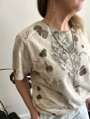 Remera Magnolia Ecoprint 3.2