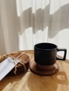 Posavasos de cuero proveniente de descartes (personalizable)