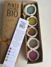 Kit bio acuarelas naturales y contenedor sustentable