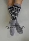 MEDIAS DE LANA DE ALPACA LARGAS ANDINAS ARTESANAL UNISEX