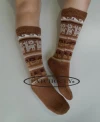MEDIAS DE LANA DE ALPACA LARGAS ANDINAS ARTESANAL UNISEX