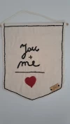 Banderin Bordado You+Me