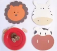 Individuales animales  souvenir de cumpleaños