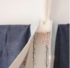 Kimono Bata Robe Jean Forrado Tela Estampada a Mano