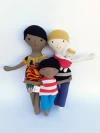 Muñecos Familia Mama   Papa y bebe