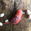 Pájaros para colgar en papel maché